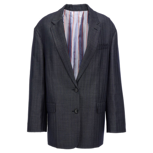 Etro Blue Wool Blazer
