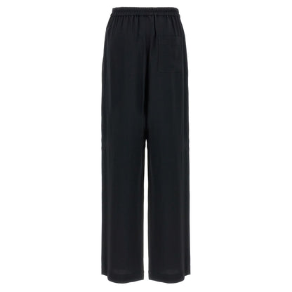 Moschino Black Acetate Casual Pants