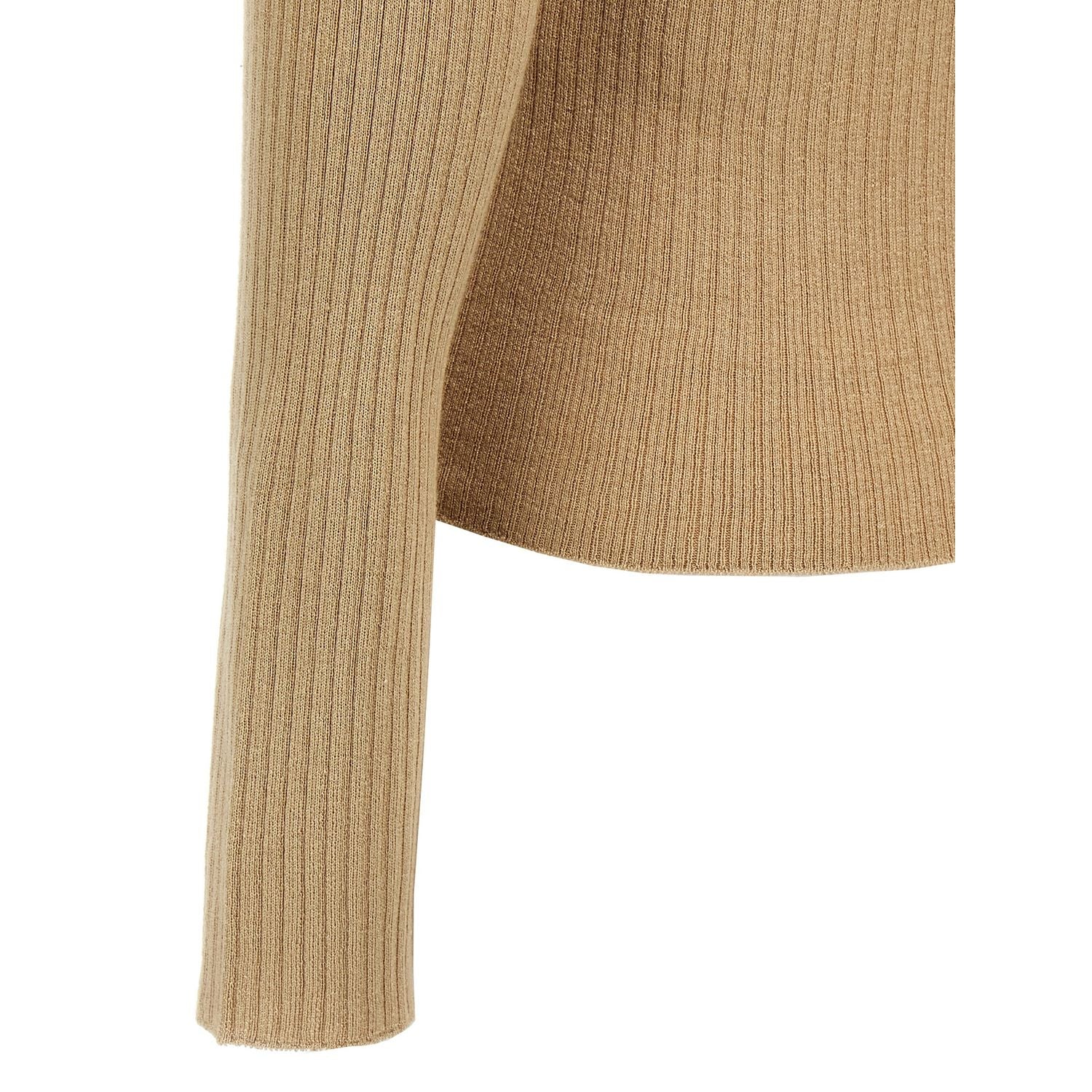 Max Mara Beige Silk Cardigan