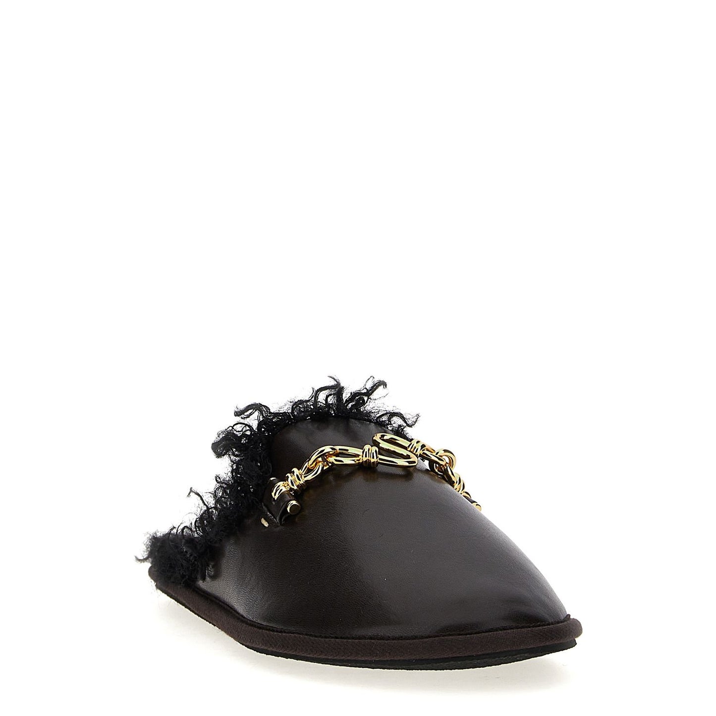 Stella McCartney Brown Polyethylene Mules