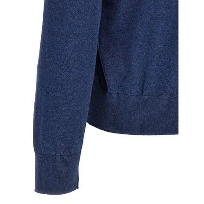 Dsquared² Blue Cotton Cardigan