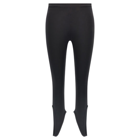 Courrèges Black Polyamide Leggings