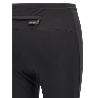 Courrèges Black Polyamide Leggings