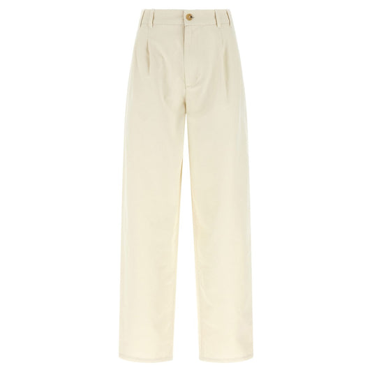 A.P.C. Beige Cotton Casual Pants