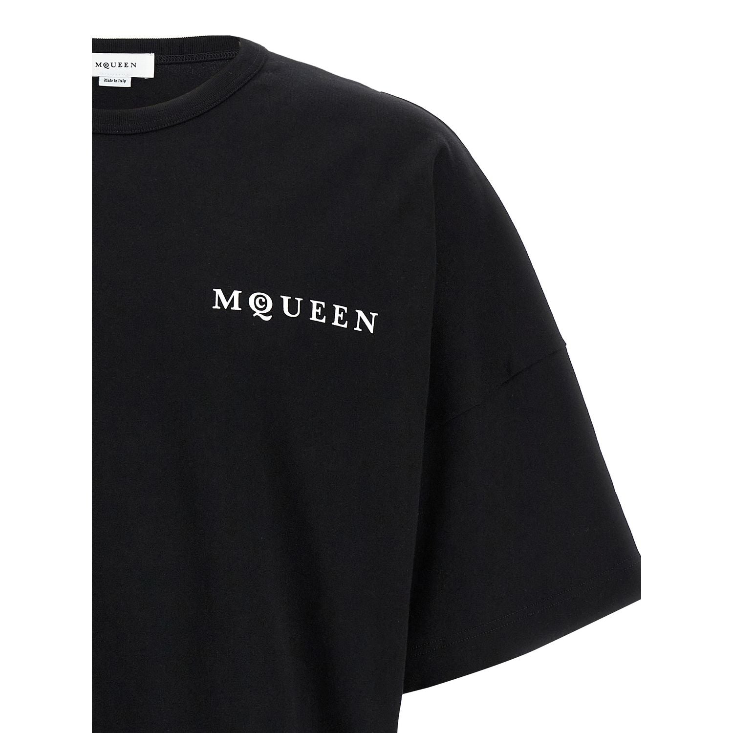 Alexander McQueen Bicolor Cotton T-Shirt