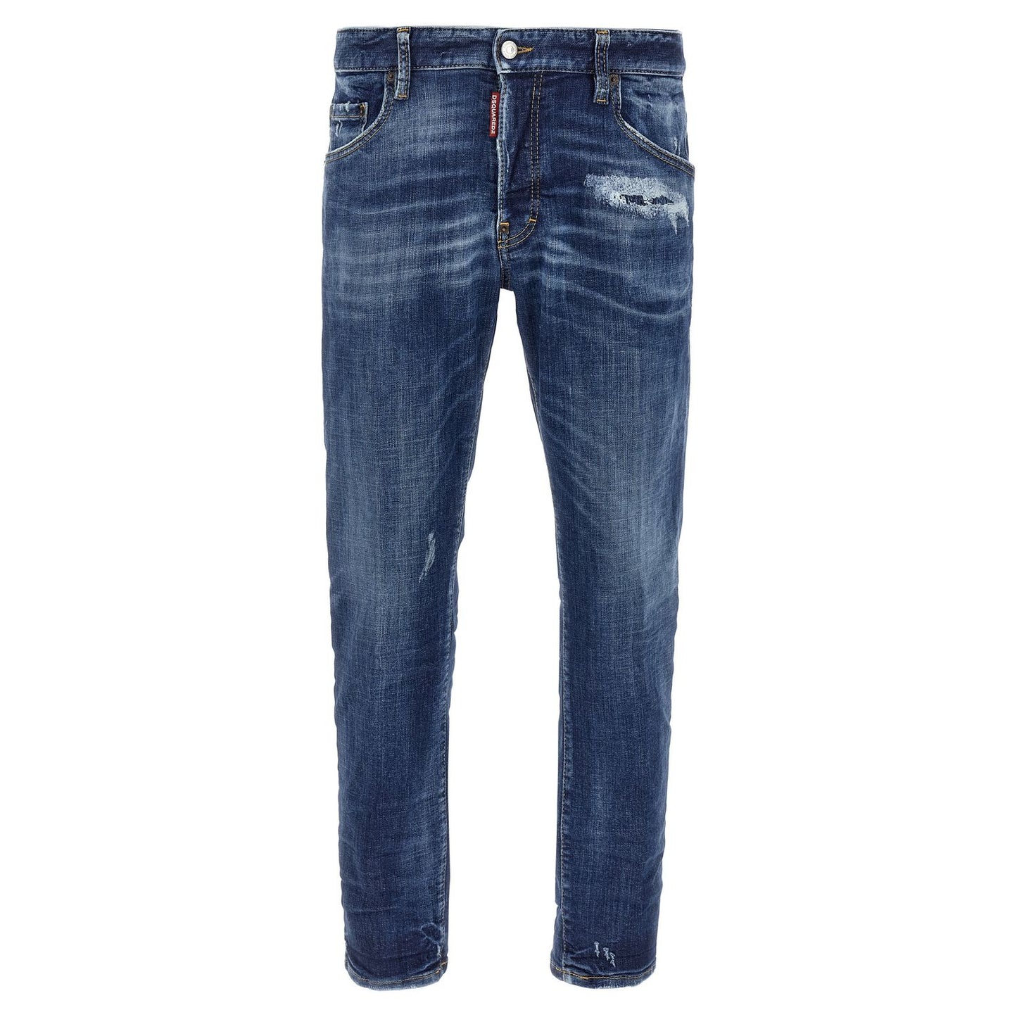 Dsquared² Blue Cotton Skinny Jeans
