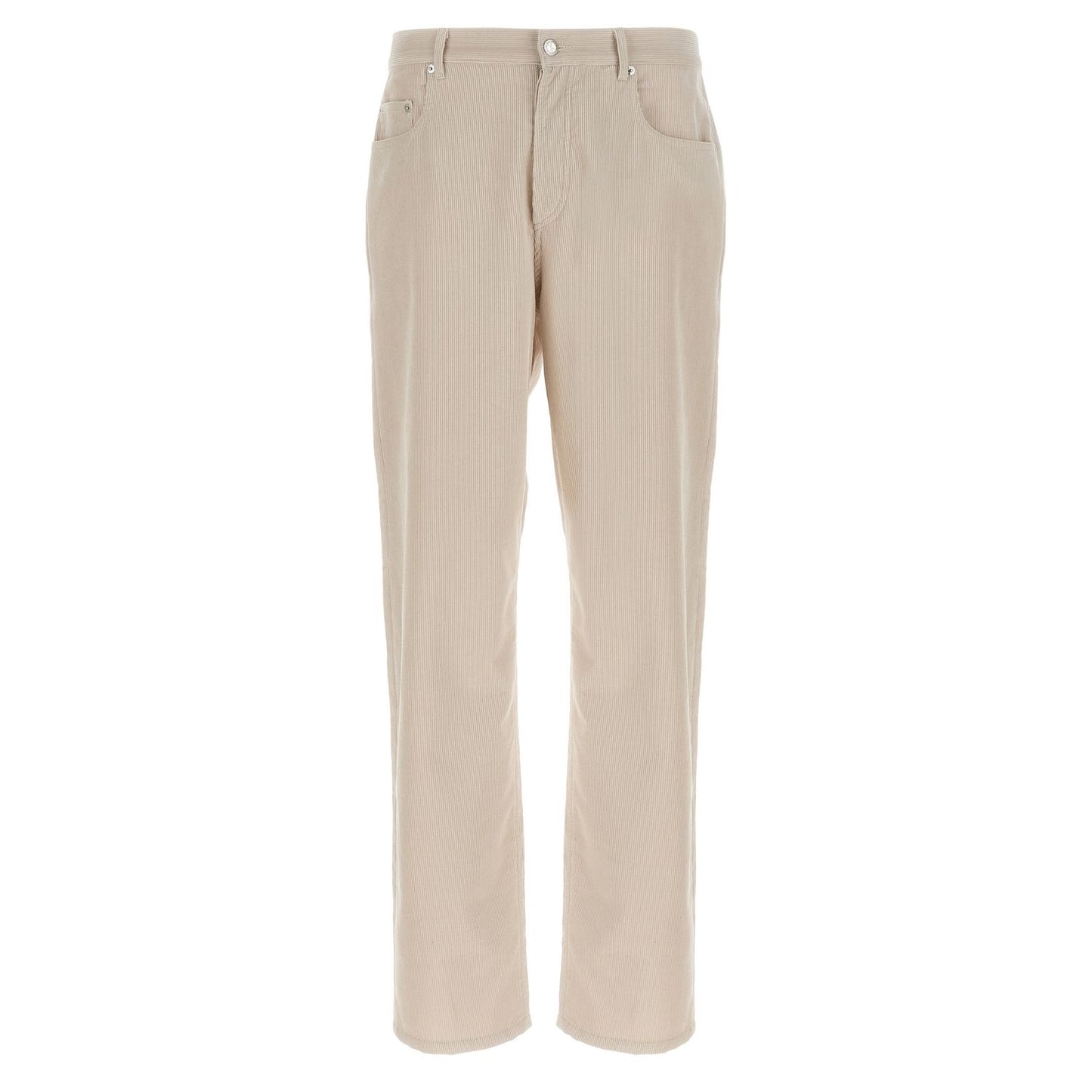 A.P.C. White Cotton Casual Pants