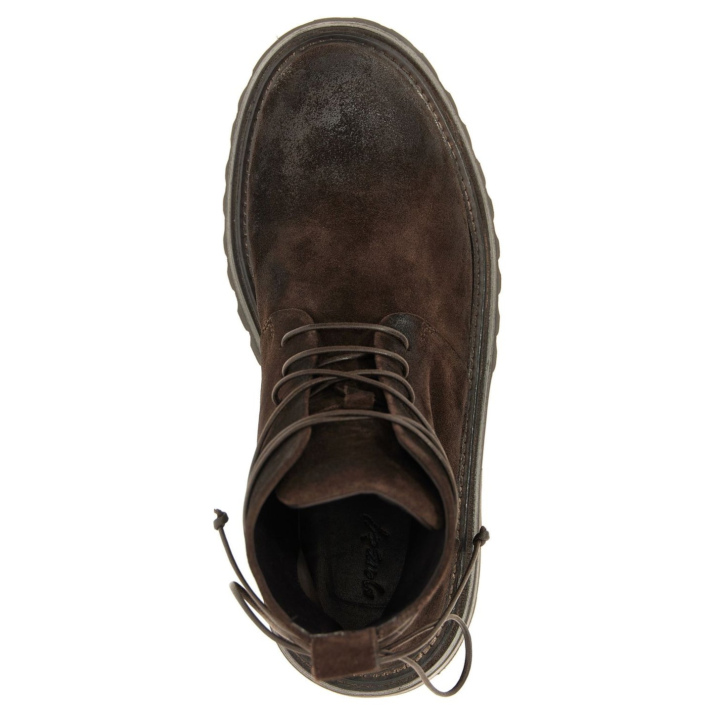 Marsell Brown Cotton Chelsea Boots