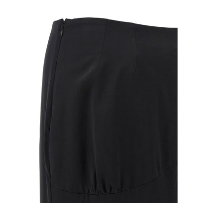 Armarium Black Silk Mini Skirt