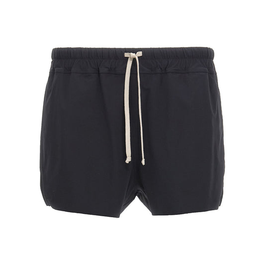 Rick Owens Black Nylon Swim Shorts