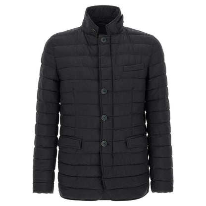 Herno Blue Polyamide Full-Length Jacket