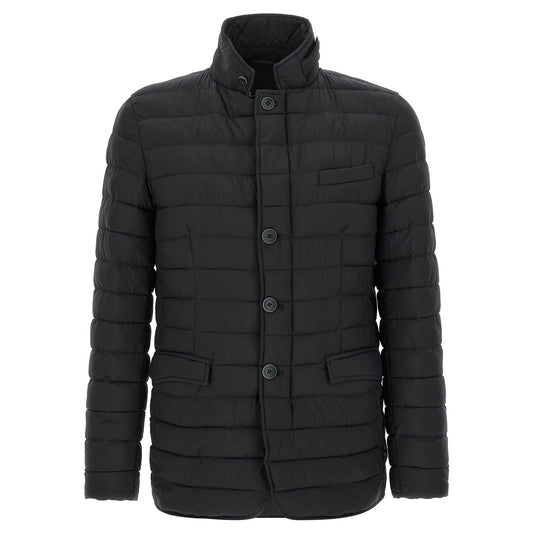 Herno Blue Polyamide Full-Length Jacket