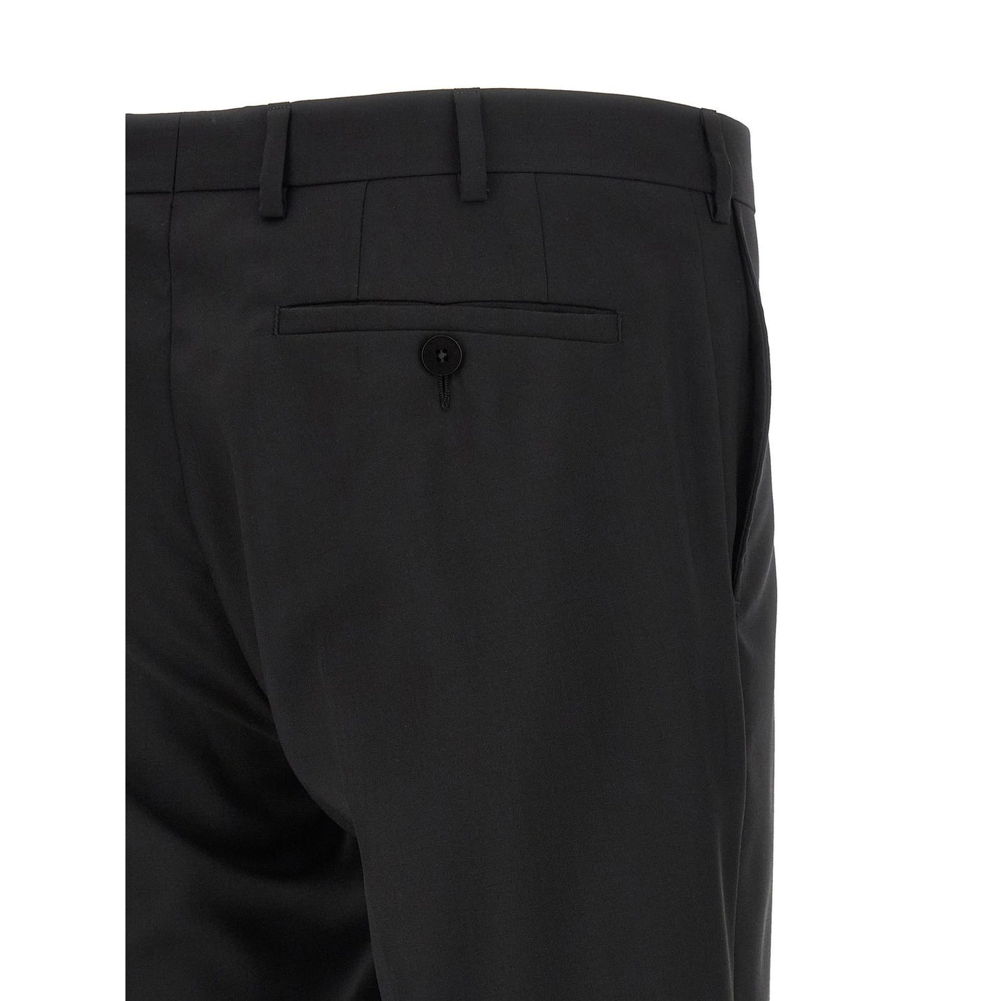 Pal Zileri Black Wool Two-Piece Suit
