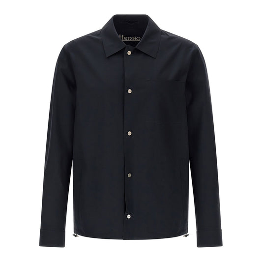 Herno Blue Polyamide Shell Jacket