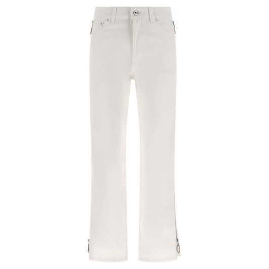 Paco Rabanne White Cotton Jeans Denim