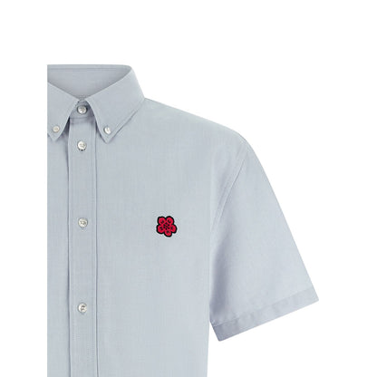 Kenzo Blue Cotton Blouse