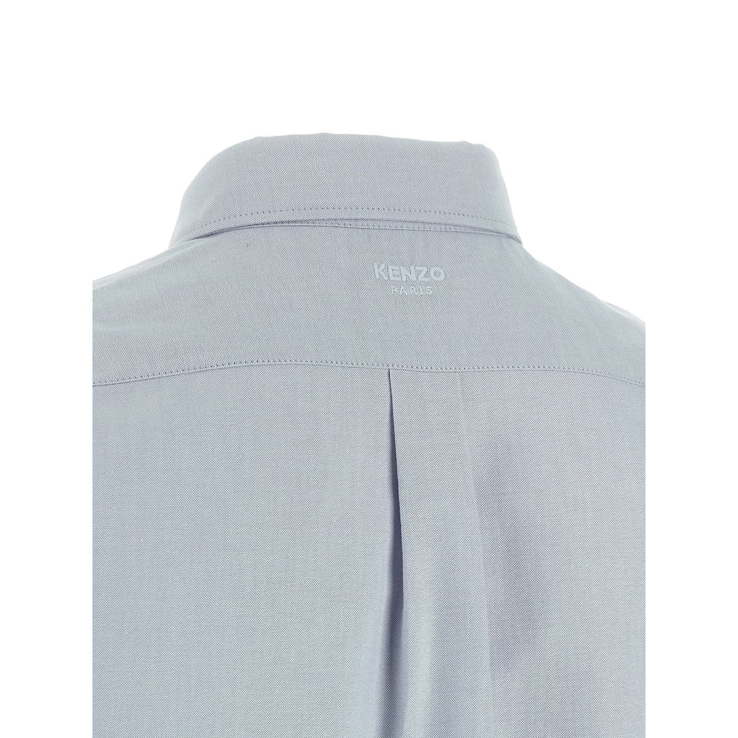 Kenzo Blue Cotton Blouse
