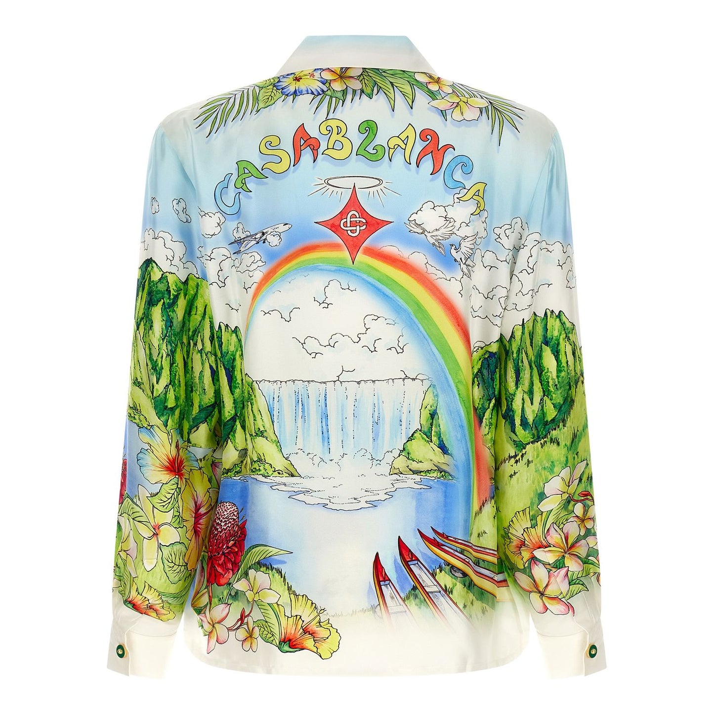 Casablanca Multicolor Silk Blouse