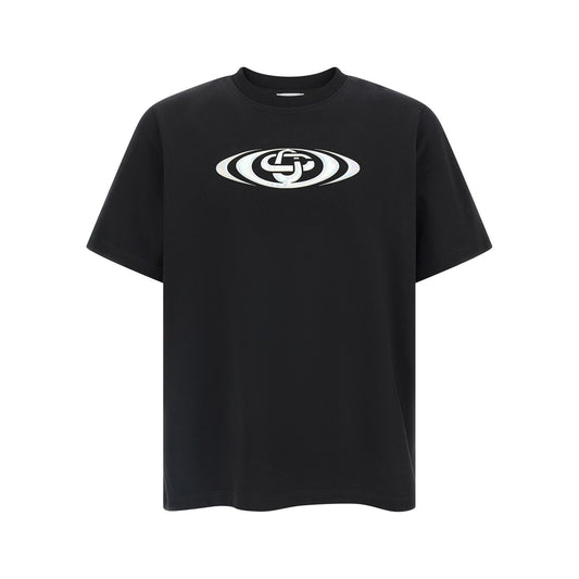 Casablanca Black Organic Cotton T-Shirt