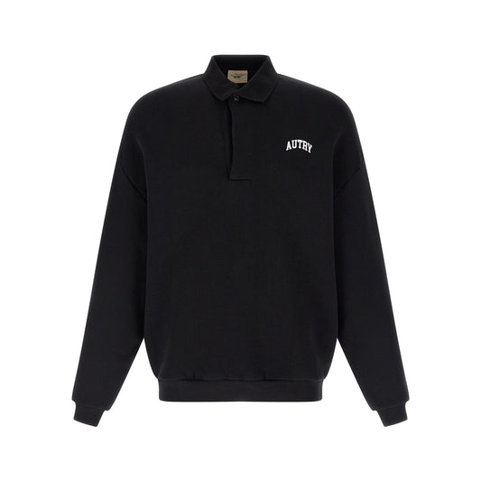 Autry Black Cotton Sweatshirt