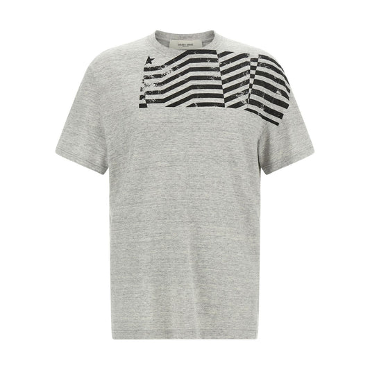 Golden Goose Gray Cotton T-Shirt