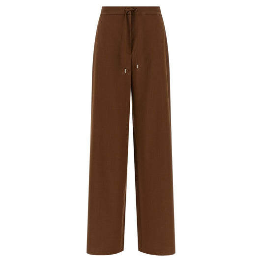 Max Mara Brown Virgin Wool Pants