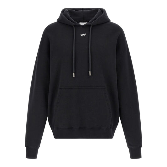 Off-White Black Cotton Sweatshirt
