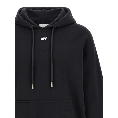 Off-White Black Cotton Sweatshirt