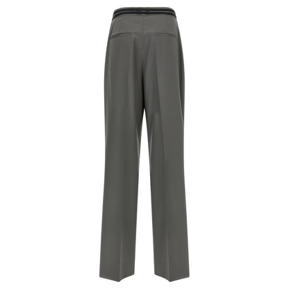 Armarium Gray Virgin Wool Dress Pants