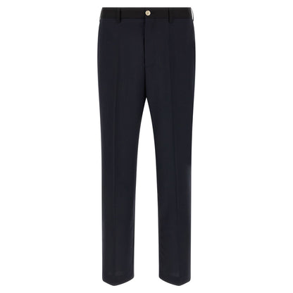 Marni Blue Virgin Wool Casual Pants