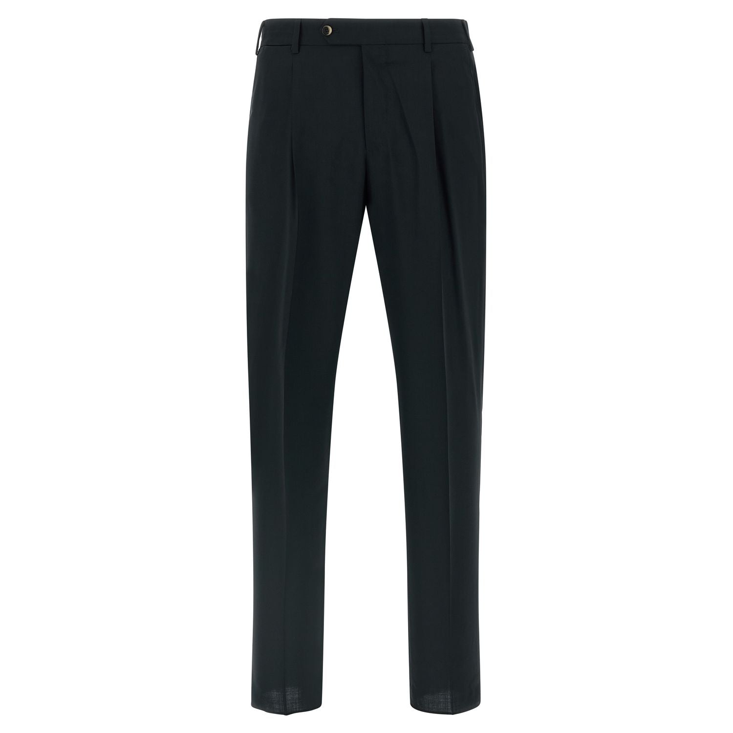 PT Torino Black Virgin Wool Pants