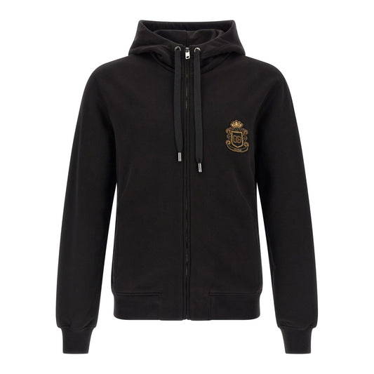 Dolce & Gabbana Black Cotton Sweatshirt