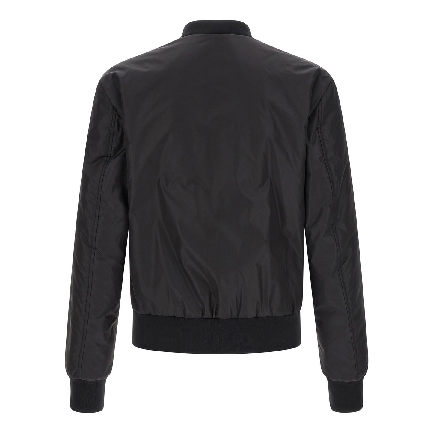 Dolce & Gabbana Black Polyamide Bomber
