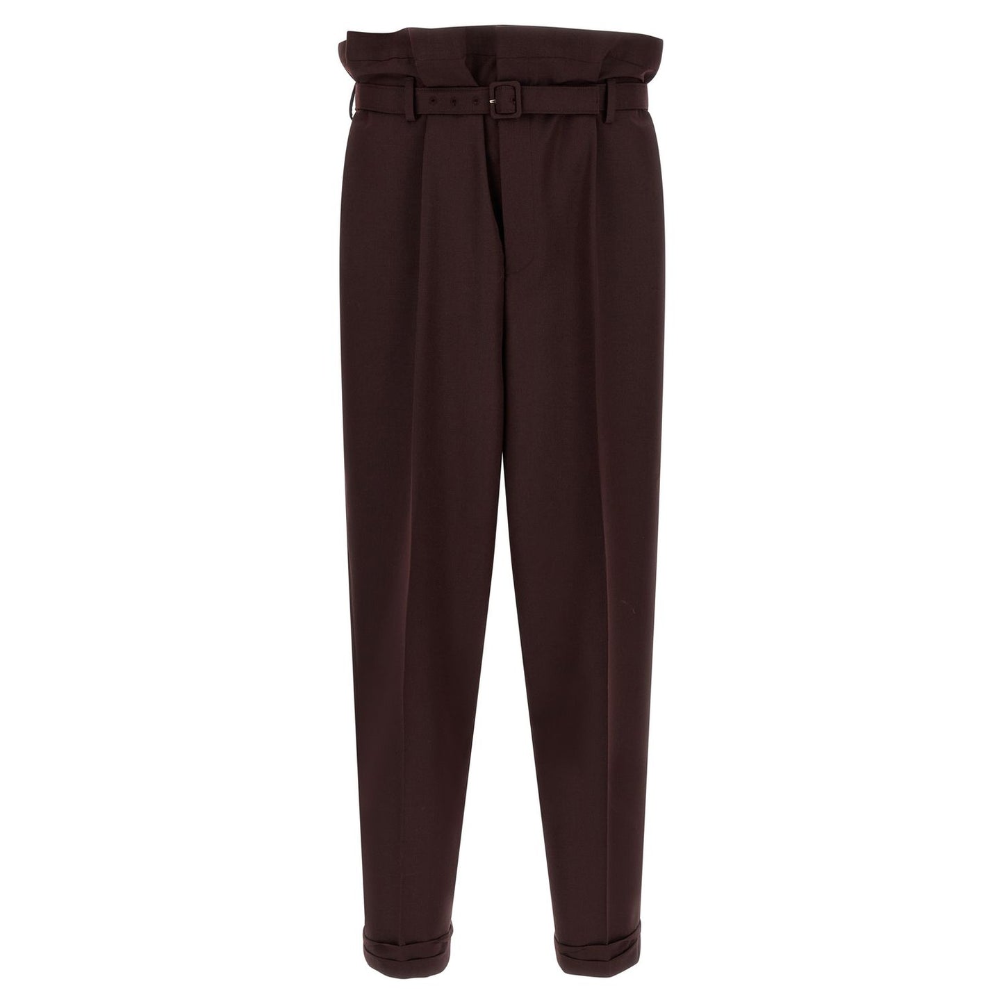 Saint Laurent Purple Wool Casual Pants