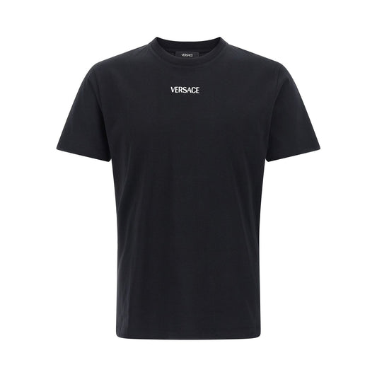 Versace Black Cotton T-Shirt