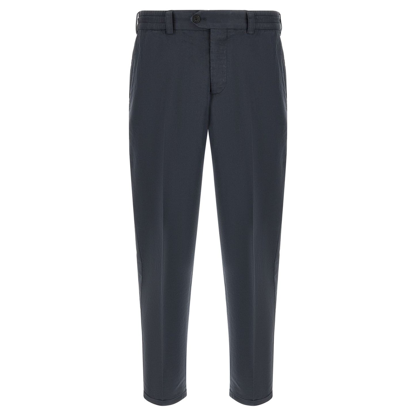 PT Torino Blue Linen Pants