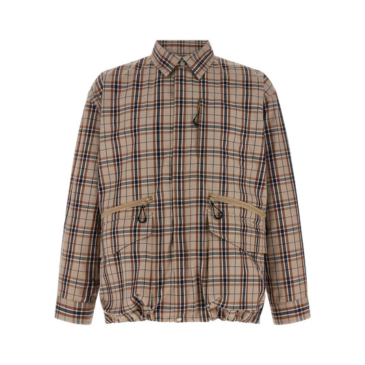 Comme Des Garçons Beige Cotton Full-Length Jacket