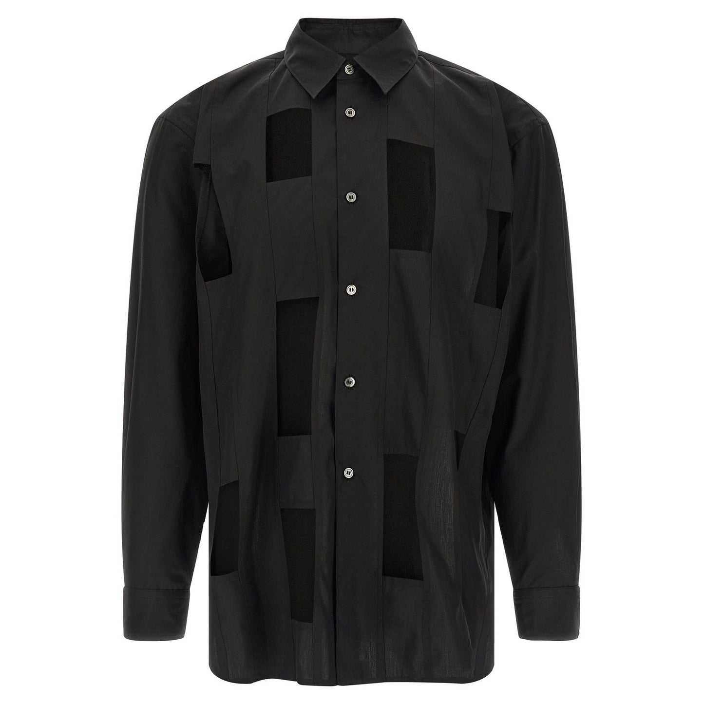 Comme Des Garçons Black Cotton Blouse