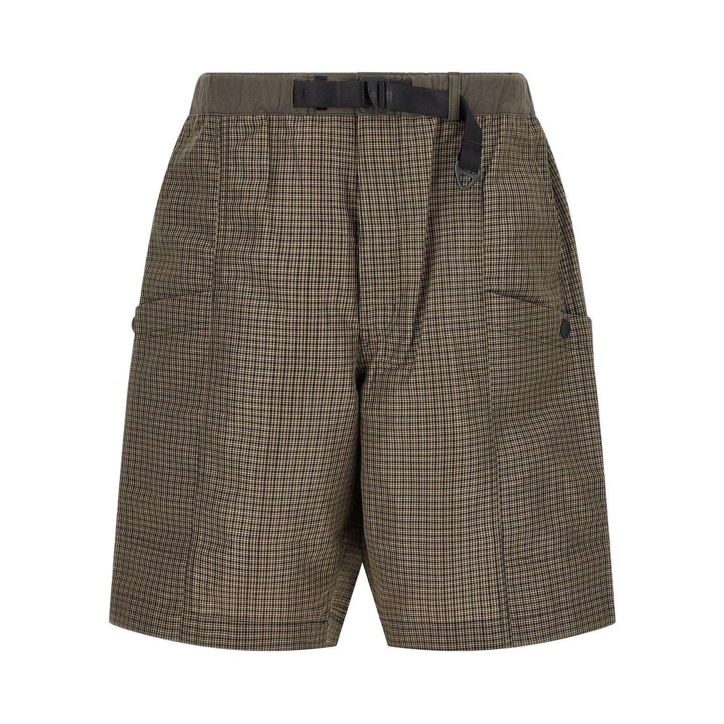 Comme Des Garçons Bicolor Linen Bermuda Shorts