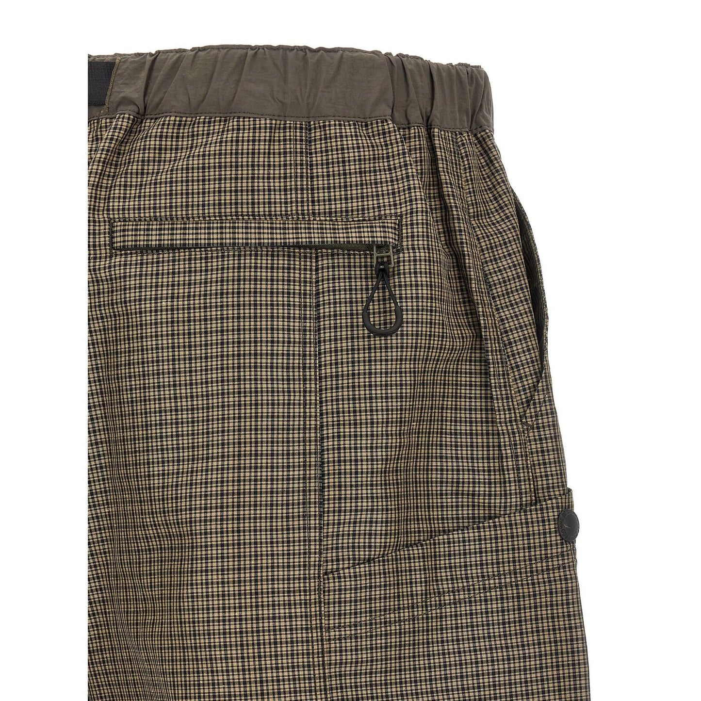 Comme Des Garçons Bicolor Linen Bermuda Shorts