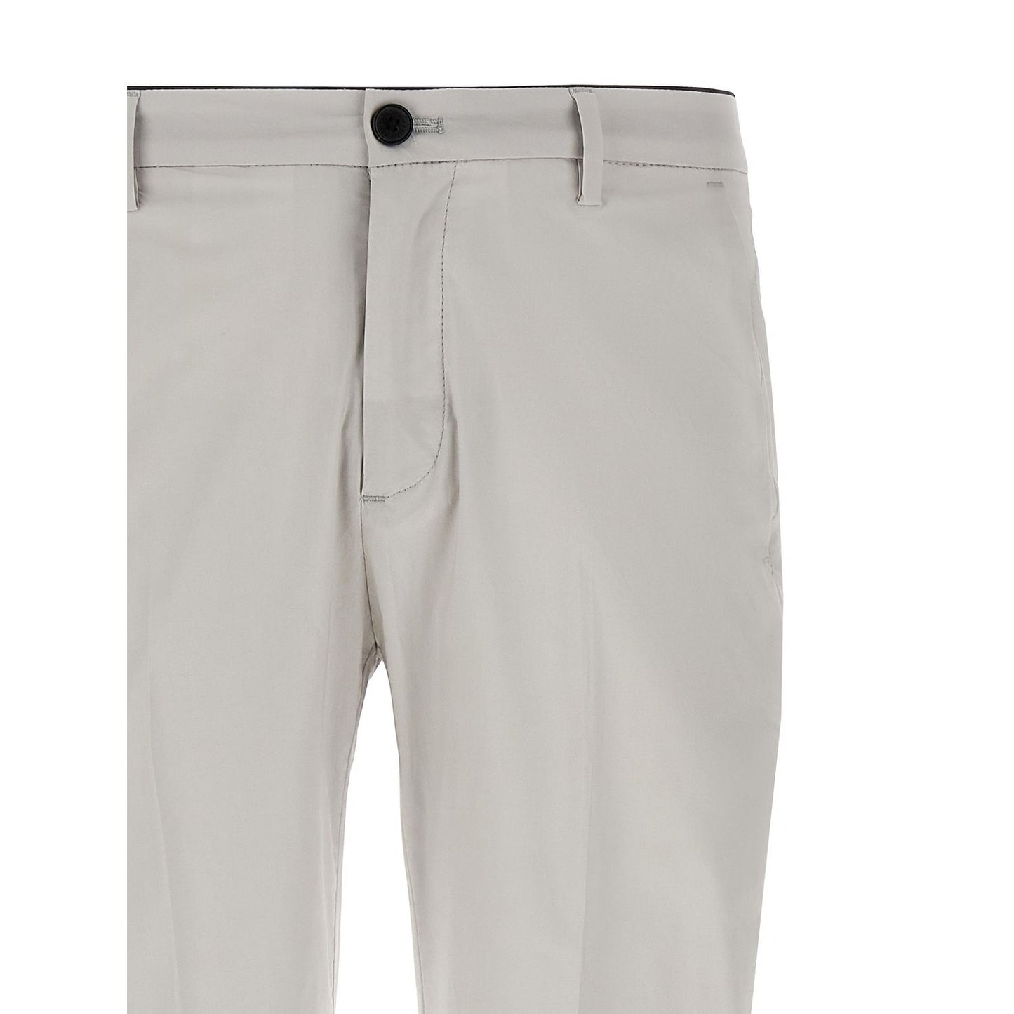 Department 5 Gray Cotton Cropped Pants