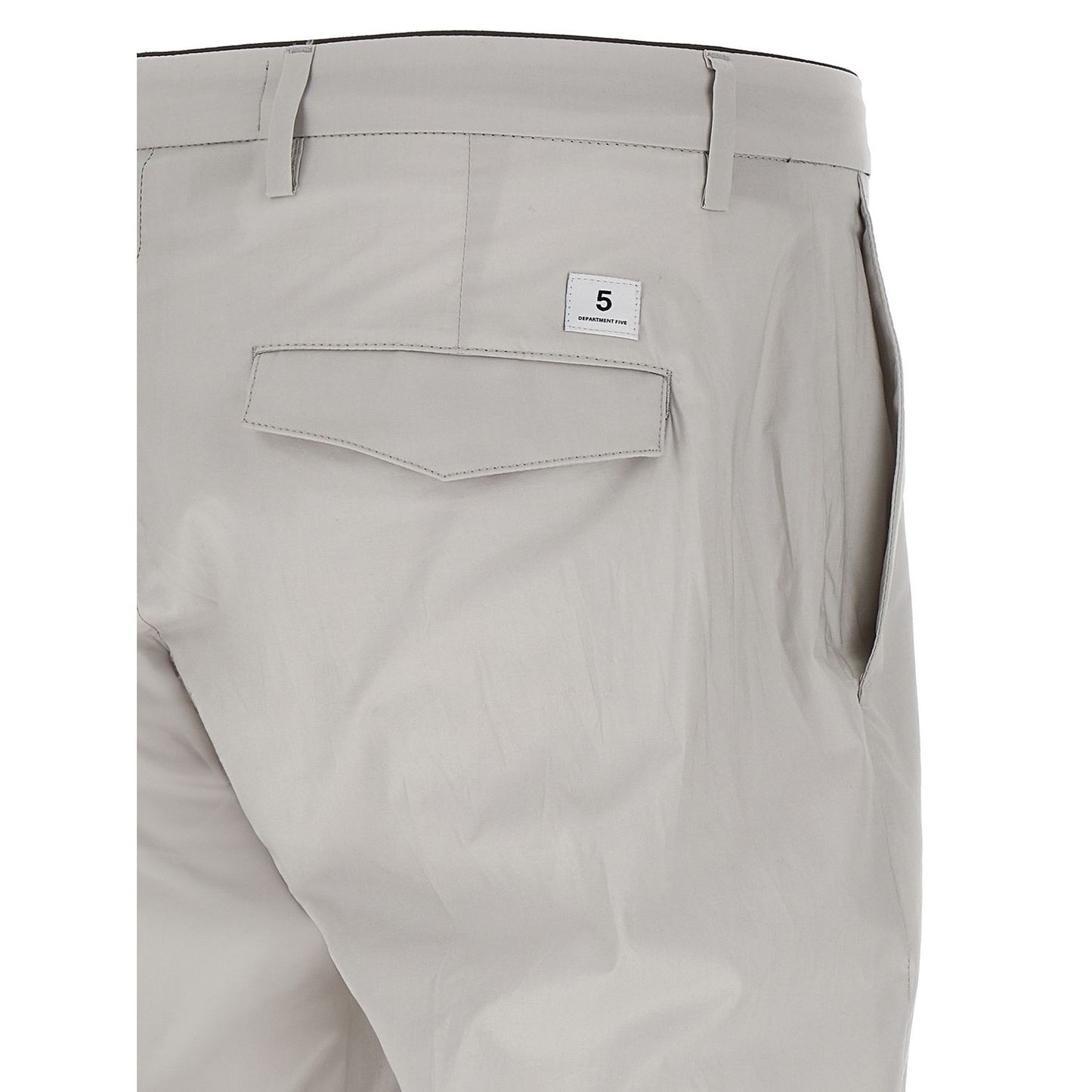 Department 5 Gray Cotton Cropped Pants