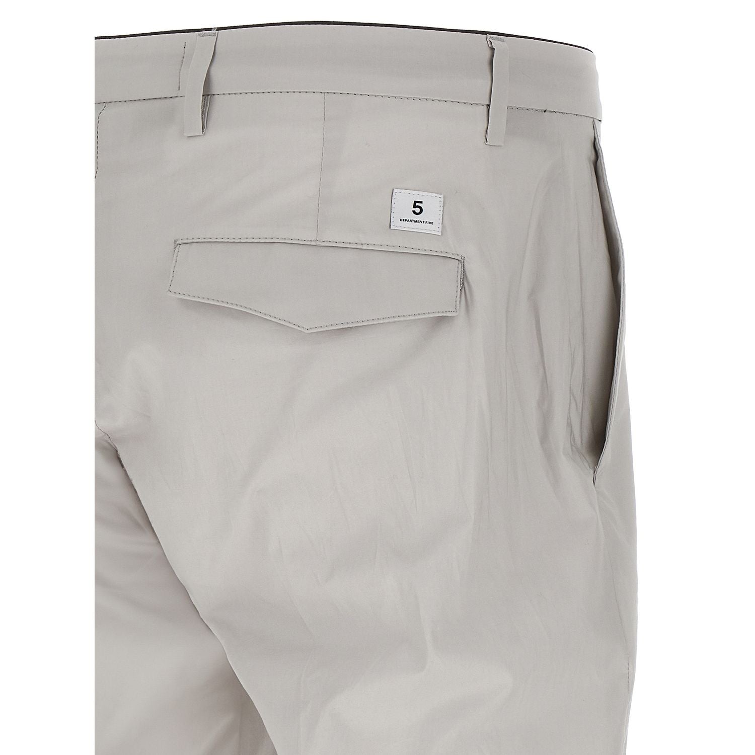 Department 5 Gray Cotton Cropped Pants