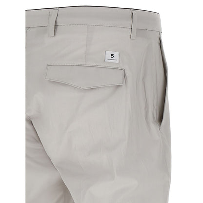 Department 5 Gray Cotton Cropped Pants