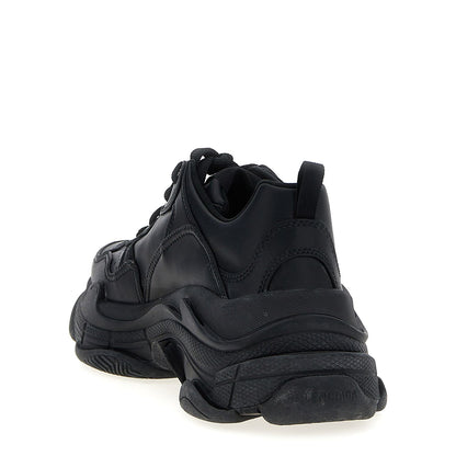 Balenciaga Black Polyethylene Athletic Sneakers