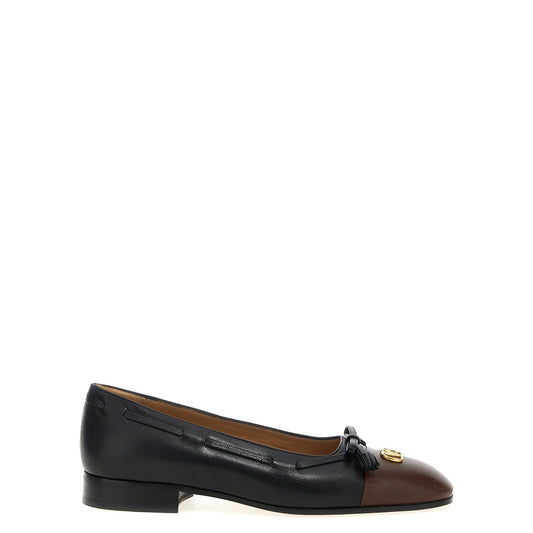 Valentino Garavani Multicolor Calfskin Ballet Flats