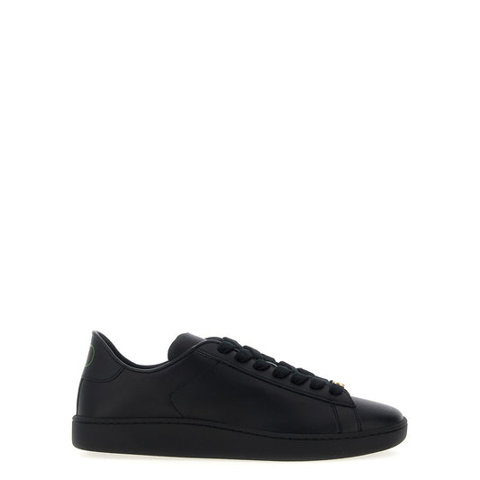 Valentino Garavani Black Calfskin Low Top Sneakers