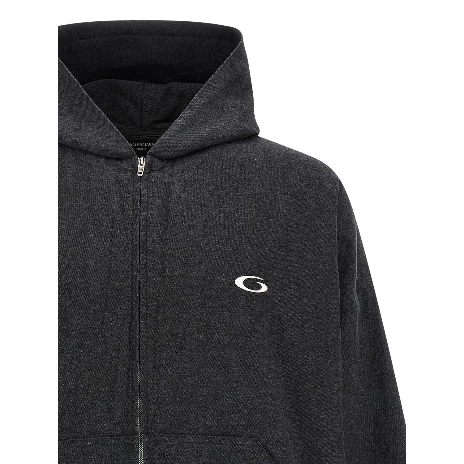 Balenciaga Gray Cotton Sweatshirt