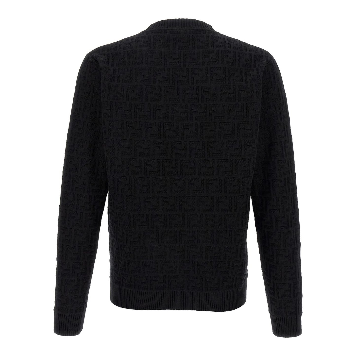 Fendi Black Cotton Cardigan