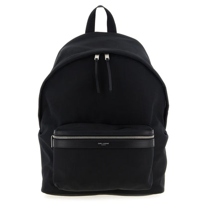 Saint Laurent Black Polyamide Backpack